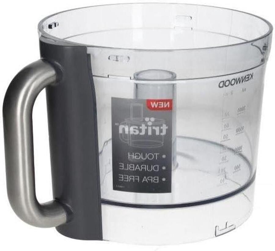 Keukenmachine Kom Reserve Kom Ingrediënten Verwerken Exacte Pasvorm 1.5 Liter Transparant