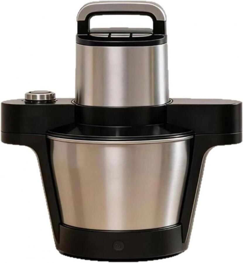 Keukenmachine Kookstamper Yam Processor Afrikaans Eten Bereiden Automatisch Koken Stampen 6L Capaciteit Zilver