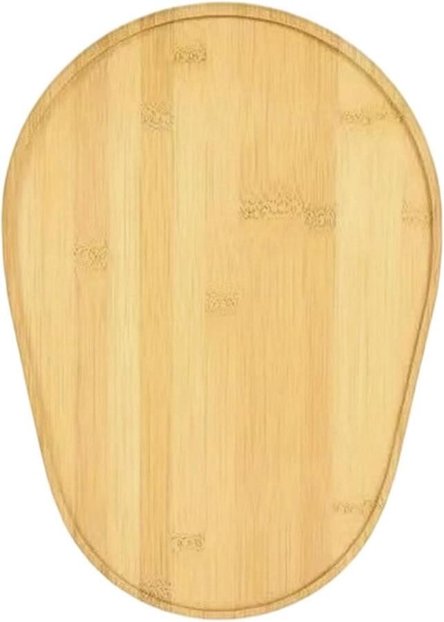 Keukenmachine Mat Houten Onderlegger Aanrecht Beschermen Glad Glijden 38.5 cm Houtkleur