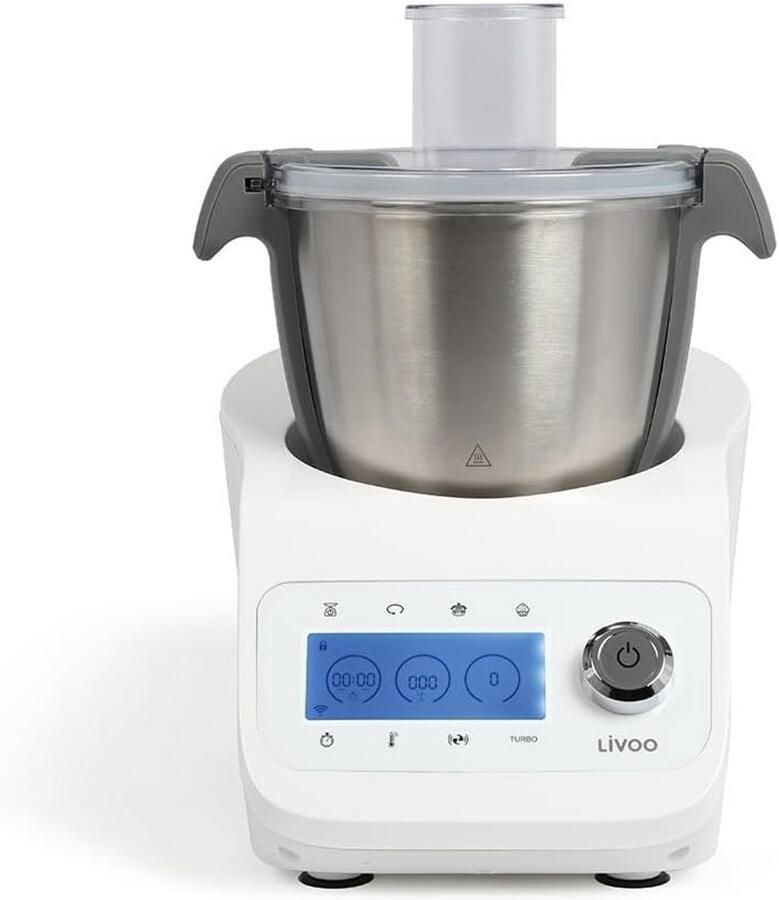 Keukenmachine met 12 Functies: Koken Stomen Hakken & Meer met 3.5L Kom