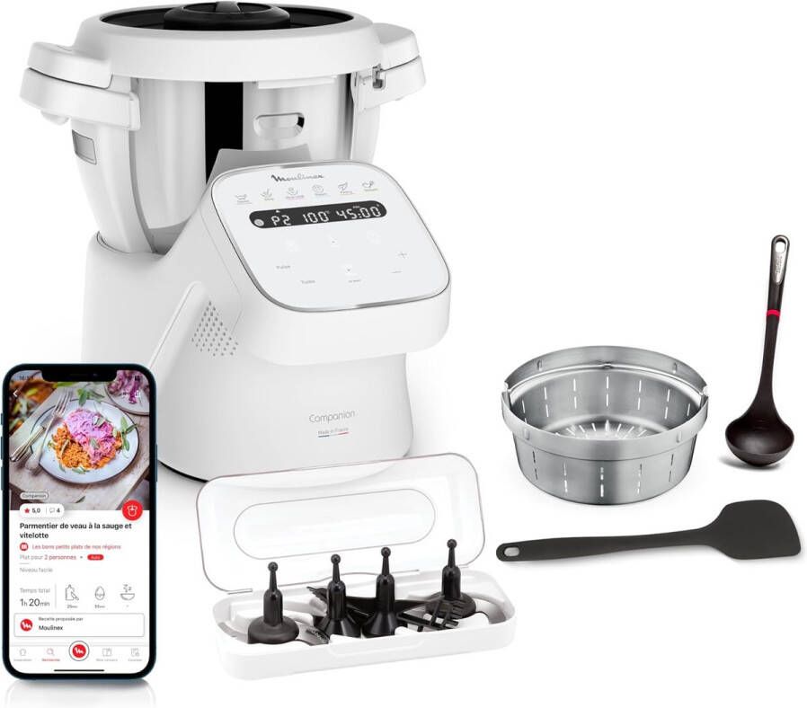 Keukenmachine met 14 functies en XL-capaciteit voor 10 personen