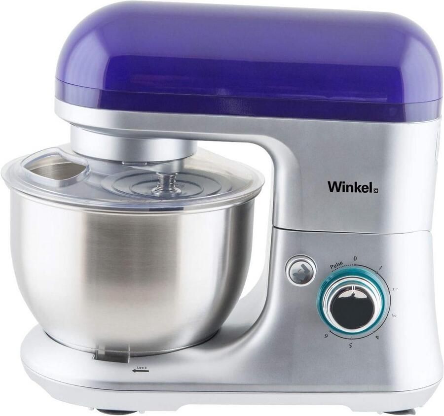 Keukenmachine met Mengkom 4L en 6 Snelheden Krachtige Mixer 650W