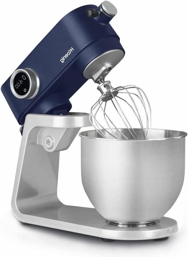 Keukenmachine Mixer Bakken en koken Krachtige 800W motor 5 Liter kom Matblauw