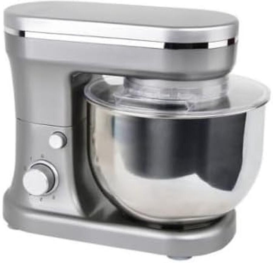 Keukenmachine Mixer Bakken en Koken Planetaire Beweging 5 Liter Kom Zilver Rood