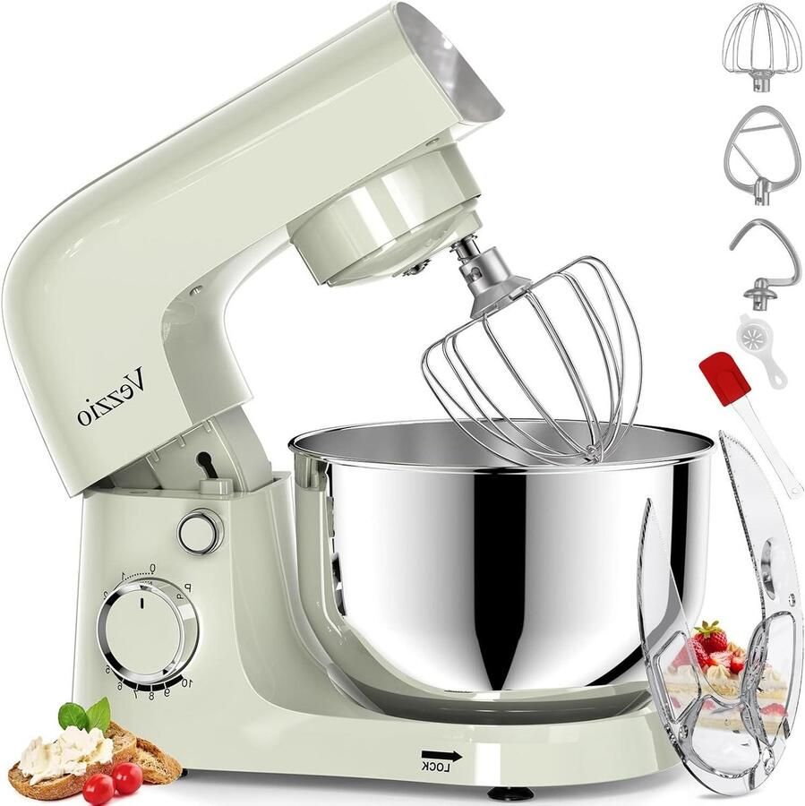 Keukenmachine Mixer Bakken en Koken Krachtige 1500W Motor 45 Liter Kom Groen