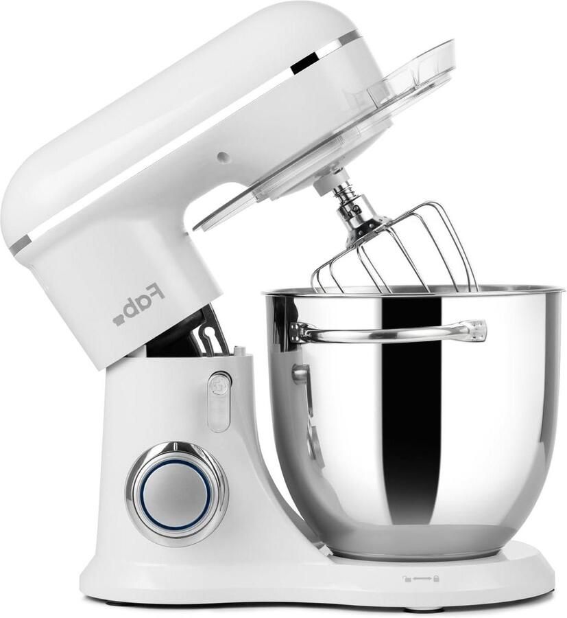Keukenmachine Mixer Deegmachine Thuisbakken Krachtige Motor 6 Liter Kom Wit
