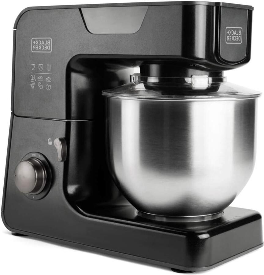 Keukenmachine Mixer Deegmaker Recepten Bereiden Planetair Systeem 52 Liter Zwart