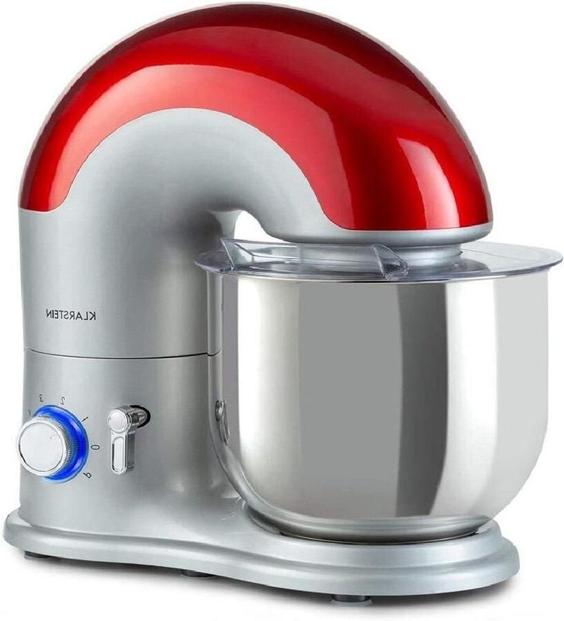Keukenmachine Mixer Kom Bakken En Koken Planetair Mengsysteem 7 Liter Kom Zilver