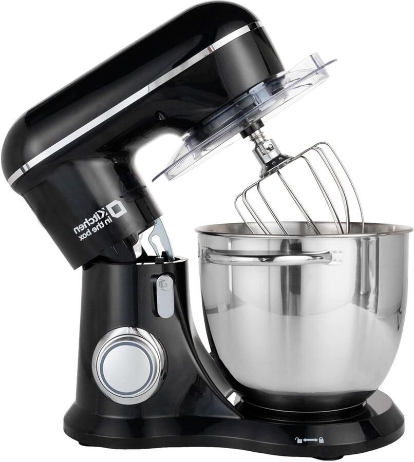 Keukenmachine Mixer Thuis Bakken 10 Snelheden 6 Liter Kom Zwart