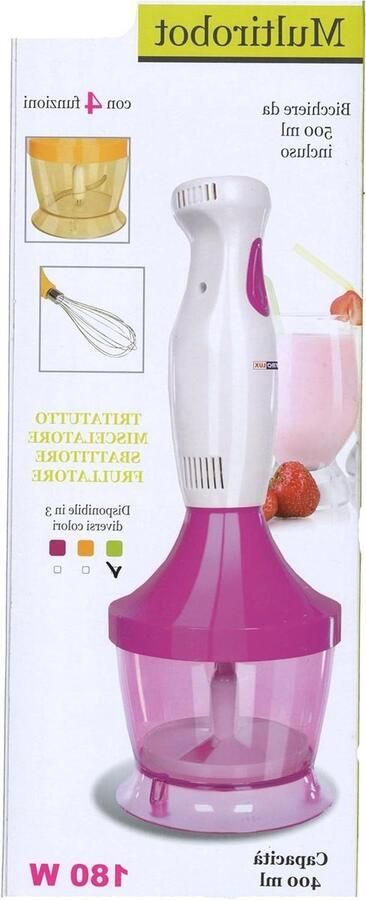 Keukenmachine Multifunctionele blender Maaltijden Bereiden Vier Functies 500 ml Multicolor