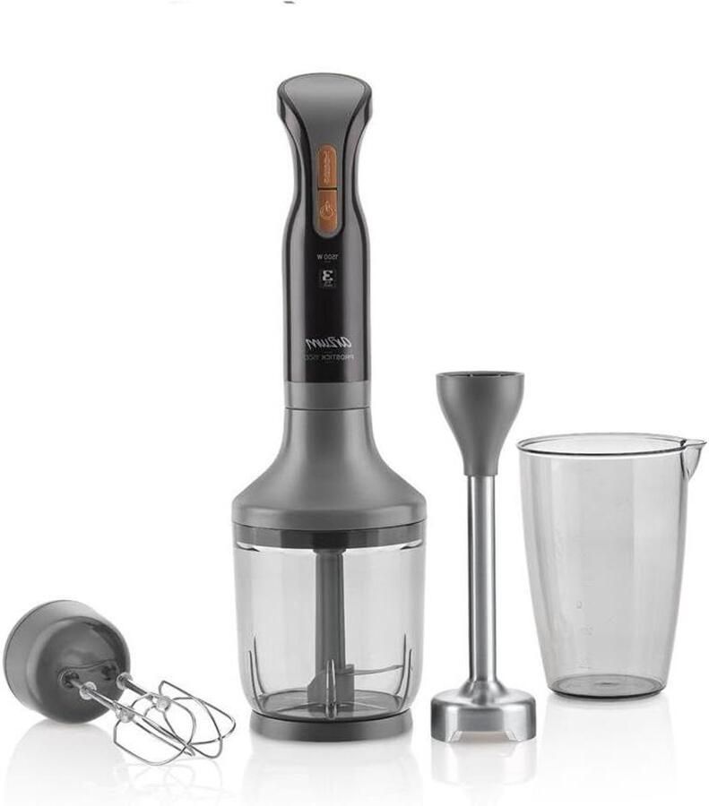 Keukenmachine Multifunctionele Mixer Eten Bereiden Drie Functies 1 Liter Zwart