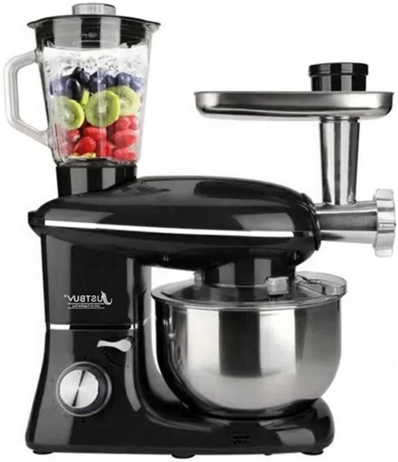 Keukenmachine – Multifuntionele Keukenmachine – Foodprocessor – Mixapparaat – 1500W Motor – Hakken En Mengen - Foto 2
