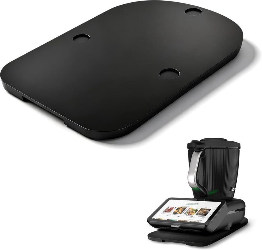 Keukenmachine Plank Rolplank Accessoire Apparaat Verplaatsen Soepel Schuivend 41x31 cm Zwart