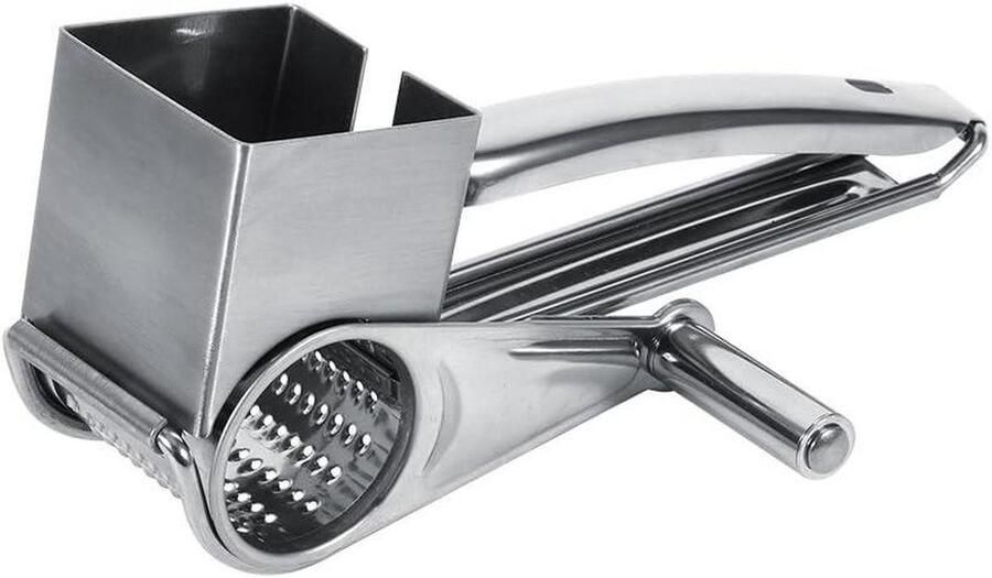 Keukenmachine Rasp Keukengereedschap Eten Bereiden Roestvrij Staal 20 cm Zilver