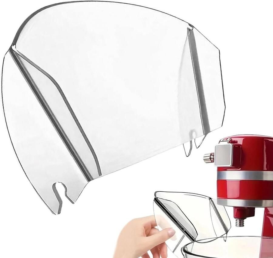 Keukenmachine Schenktuit Mengdeksel Spatbescherming Schoon Bereiden Nauwkeurige Schenkgroef 19 cm Meerkleurig - Foto 1