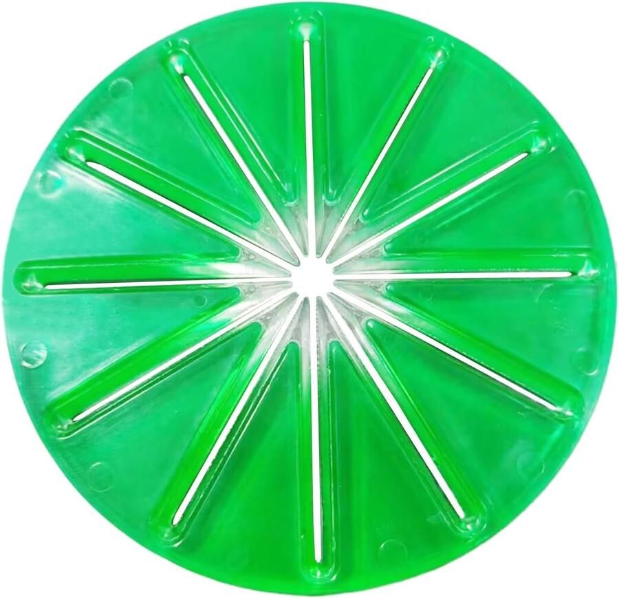 Keukenmixer Spatbescherming Keukengadget Accessoire Schoon Mengen Zes Regels Systeem 14.5x14.5x0.5cm Groen - Foto 1
