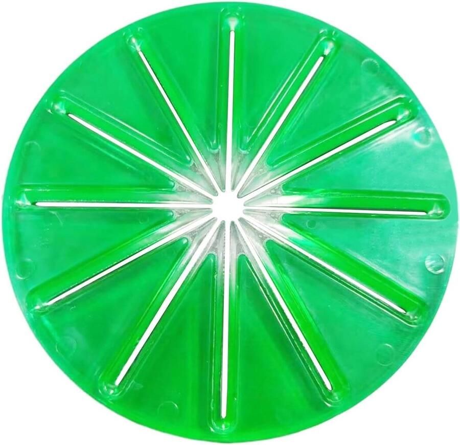 Keukenmixer Spatbescherming Keukengadget Accessoire Schoon Mengen Zes Regels Systeem 14.5x14.5x0.5cm Groen - Foto 2