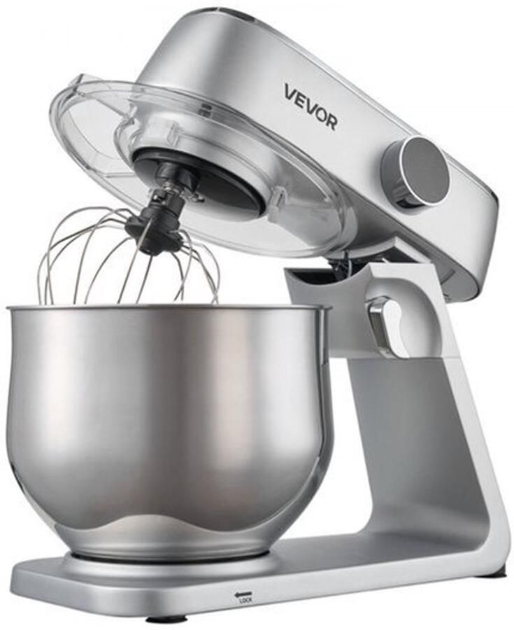 Keukenmachine Staande Mixer 1800 W Vermogen 7 4 L Roestvrijstalen Kom 10 Snelheden ABS Materiaal Voor Bakken En Mixen