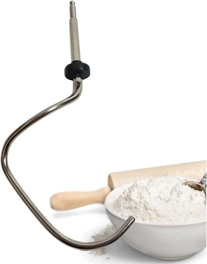 Keukenmachine vervangende deeghaak 00080060 geschikt voor Bosch MUM4 en MUM5 roestvrij staal deeghaken voor keukenmachine accessoires Bosch
