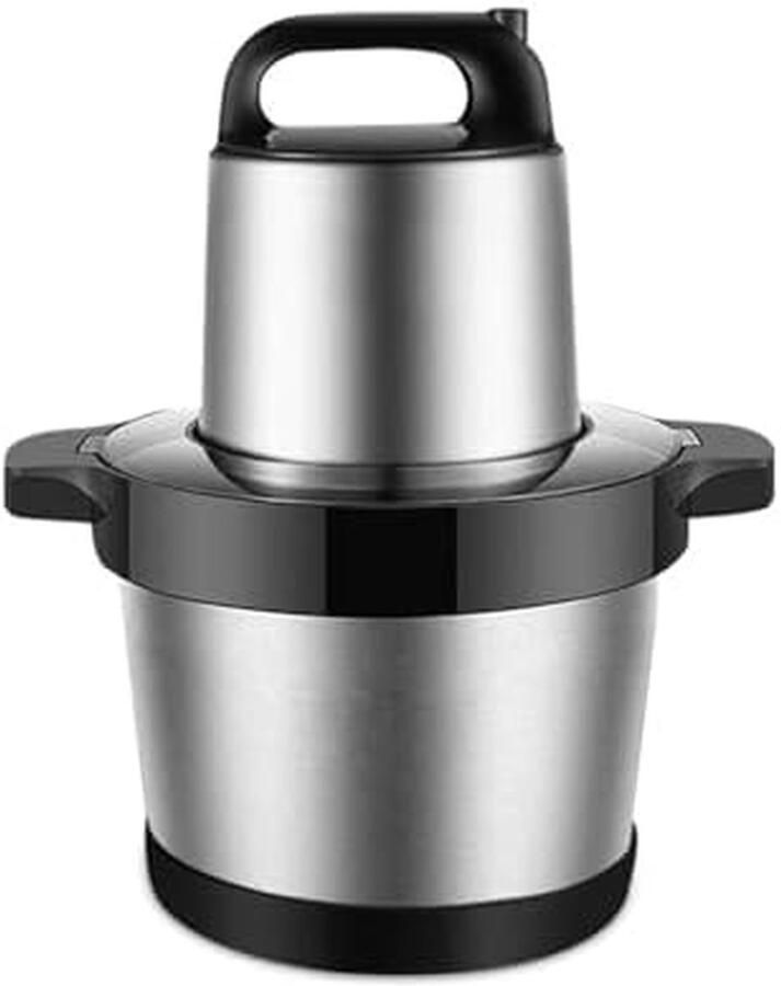 Keukenmachine Vleesmolen Hakmolen Voedsel Bereiden Dubbele Snelheid Stand 6 Liter Zilver