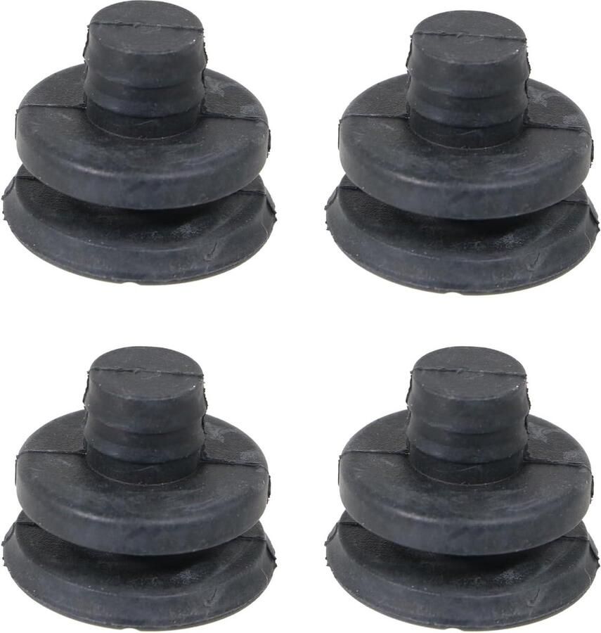 Keukenmachine Voet Machine Onderdeel Apparaat Reparatie Specifiek Model 4 stuks Zwart