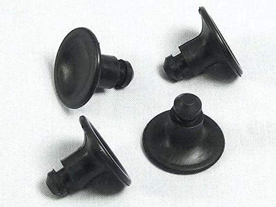 Keukenmachine Voetjes Antislip Voetjes Stabiel Koken Origineel Vervangingsonderdeel 2.5 cm Zwart