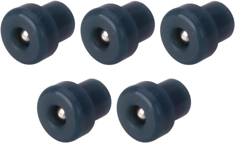 Keukenmachine Voetjes Reserve Onderdelen Apparaat Stabiliseren Set van 5 Inclusief Schroeven Zwart
