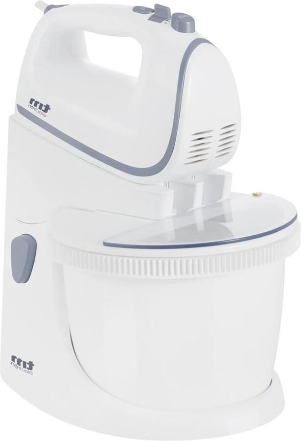 Keukenmachine Wit Mixer Deegmaker Bakken En Koken 5 Snelheden Turbo 2.5 Liter Kom Wit
