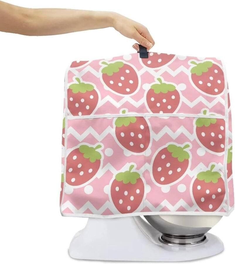 Keukenmachinehoes Apparaathoes Mixer Keuken Organisatie Met Handvat en Vakken 37 x 27 x 38 cm