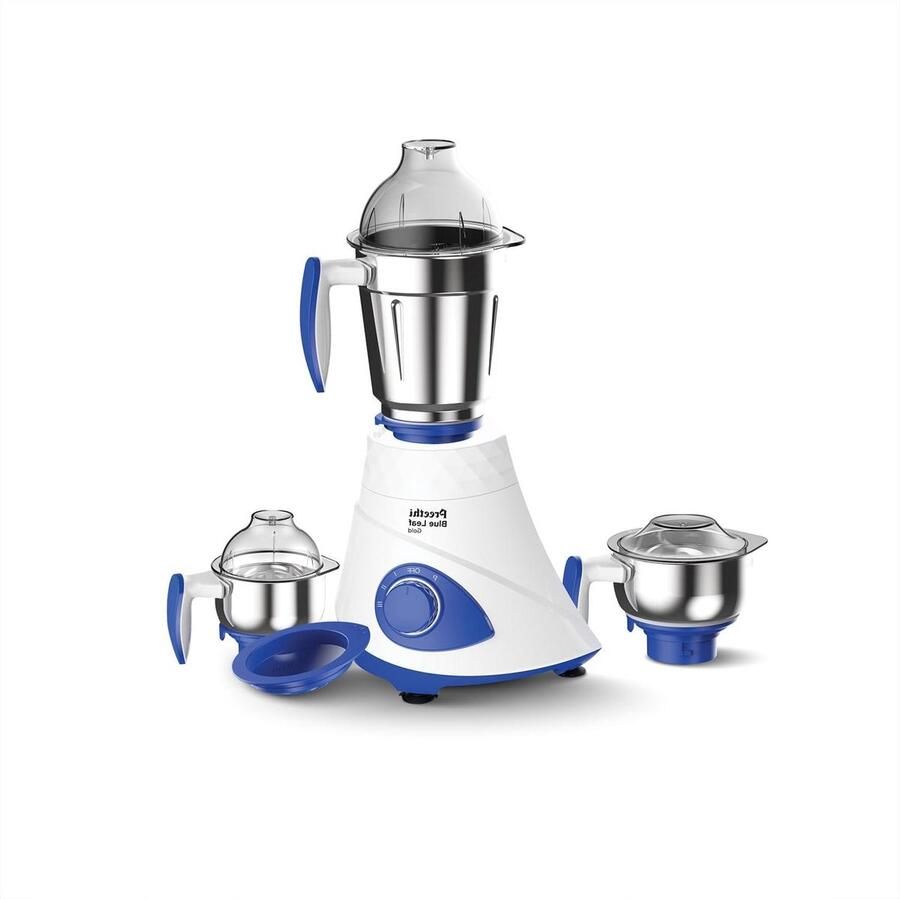 Keukenmixer 750W Krachtige Blender Ingrediënten Mengen Roestvrijstalen Containers 3 Snelheden Blauw