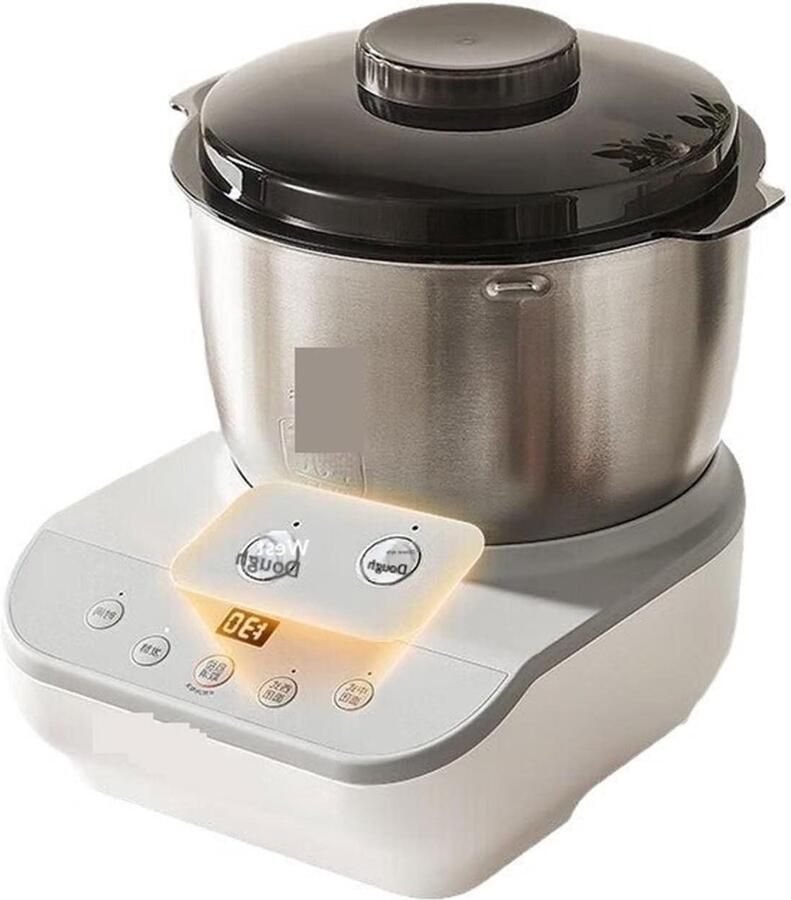 Keukenmixer Deegmixer Chefmachine Bakken en Kneden Automatische Deegbereiding 5L Wit