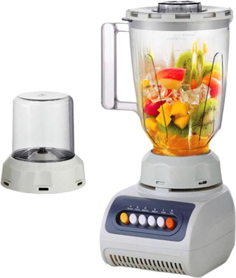 Keukenmixer Elektrische mixer Gezonde dranken maken Dubbele pot ontwerp 15 liter Wit