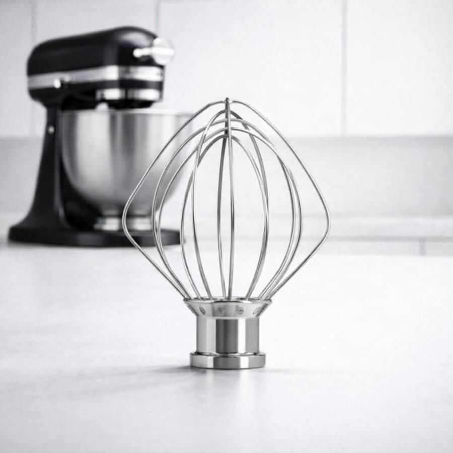 Keukenmixer Garde Accessoire Mixer Kleine porties mixen Vaatwasserbestendig Mini 3.3 L Zilver