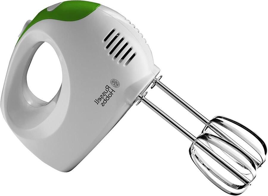 Keukenmixer Handmixer Bakken en koken 6 snelheden 125 watt Grijs wit