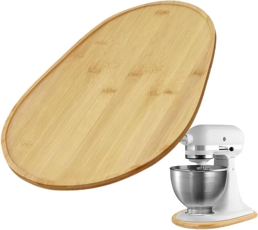Mixer Slider Mat Keukenmachine Onderlegger Keuken Organiseren Schokabsorberend Hout 387 cm Niet gespecificeerd