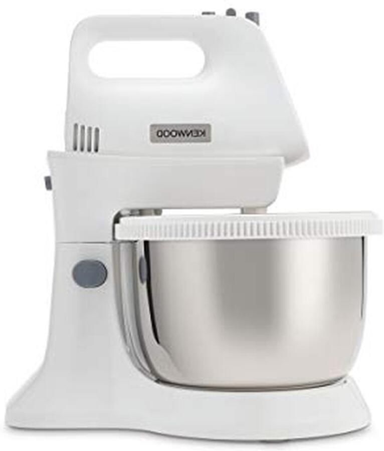 Keukenmixer met kom Handmixer Bakken en kneden Krachtige 450W motor 3.4 Liter kom Wit