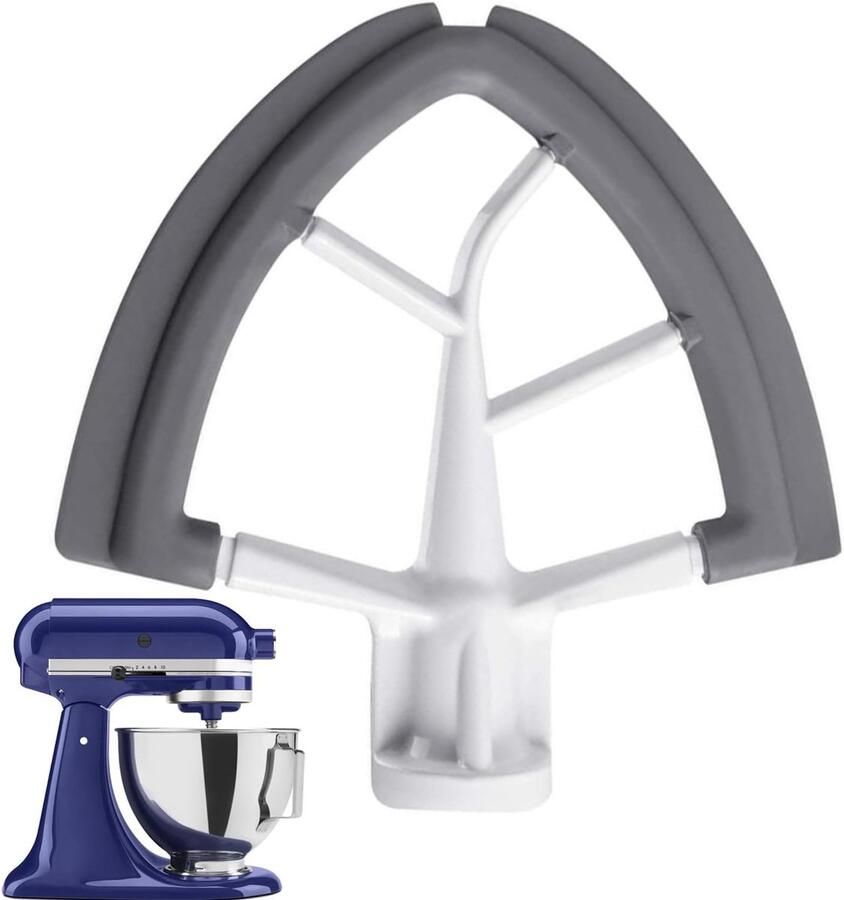 Keukenmixer Opzetstuk Flexibele Randklopper Bakken En Koken Siliconen Komschraper 16x155 cm