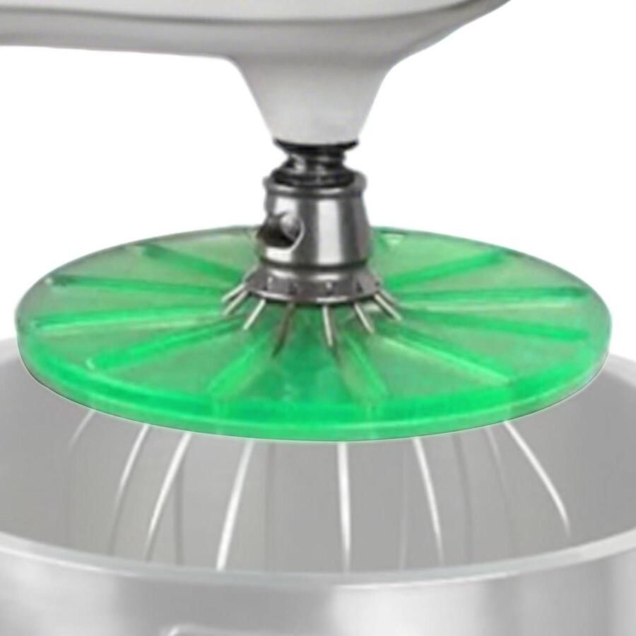 Keukenmixer Opzetstuk Mixer Accessoire Bakken en Koken Roestvrij Staal 15.49 x 15.49 cm Groen