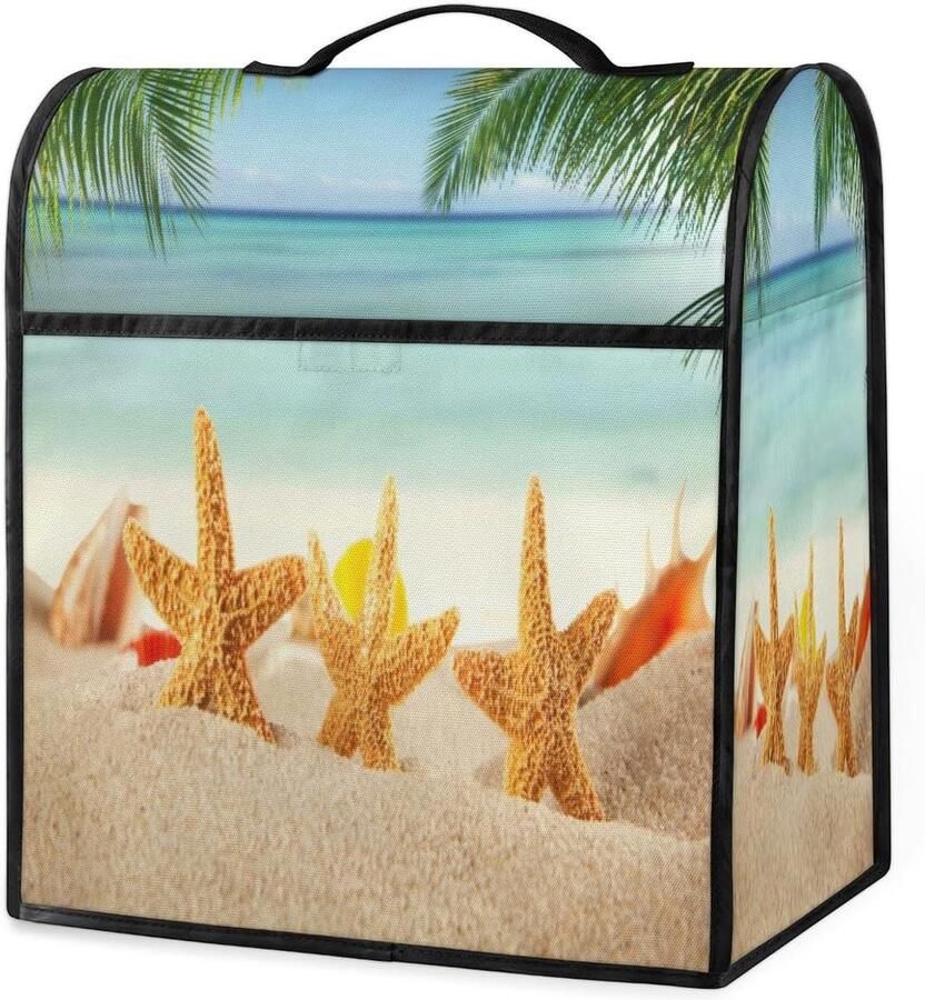 Keukenmixer Stofhoes Apparaat Cover Apparaten Beschermen Met Opbergvakken 43 x 37 x 28.4 cm Tropisch
