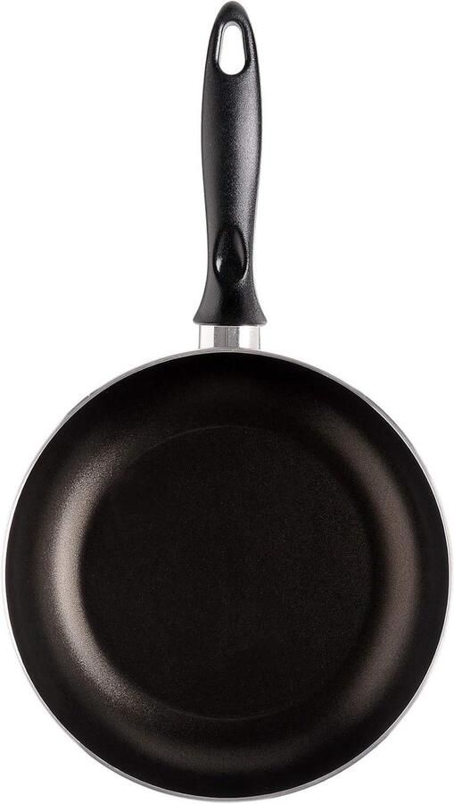 Keukenpan Aluminium Kookpan Sauspan Dagelijks Koken Voedselveilig Aluminium 32 cm Zwart