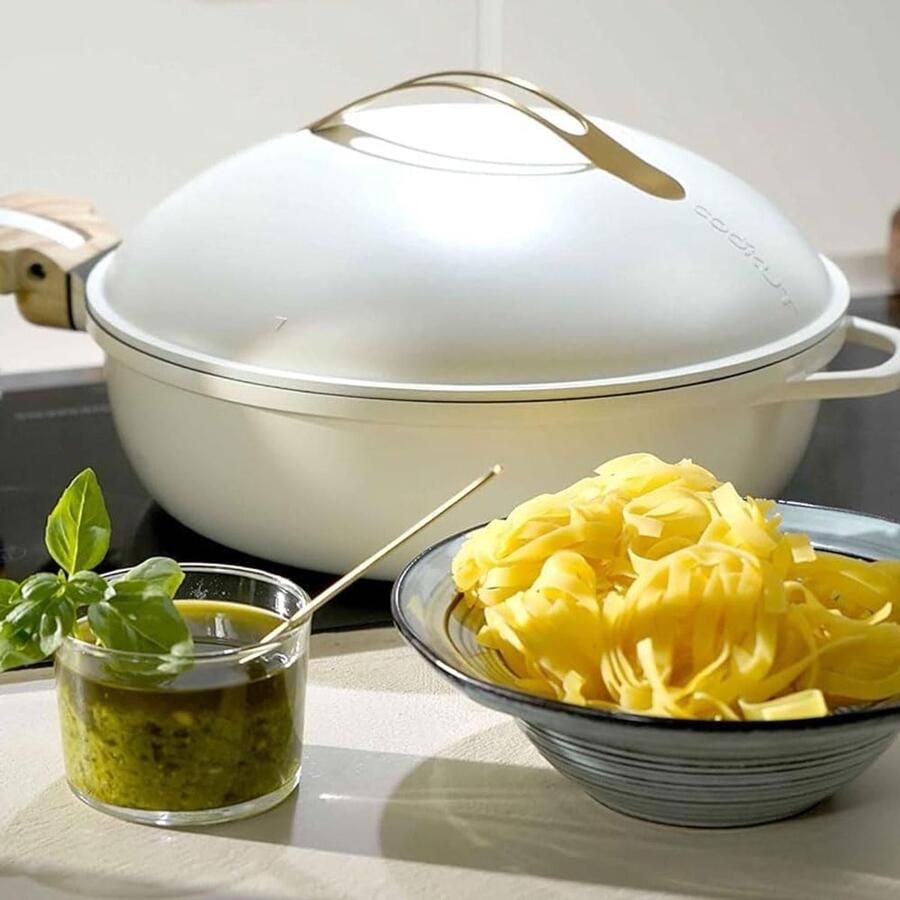 Keukenpan met Accessoires Multifunctionele pan Veelzijdig Koken 8-in-1 Ontwerp 24 cm Merengue