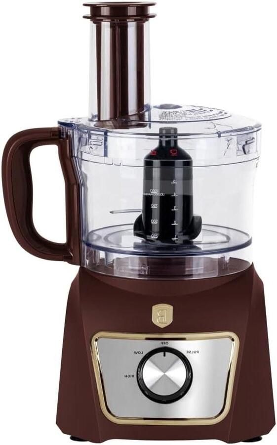 Keukenrobot Mixer Keukenmachine Apparaat Eten Bereiden 8-in-1 Functionaliteit 500 Watt Bordeaux