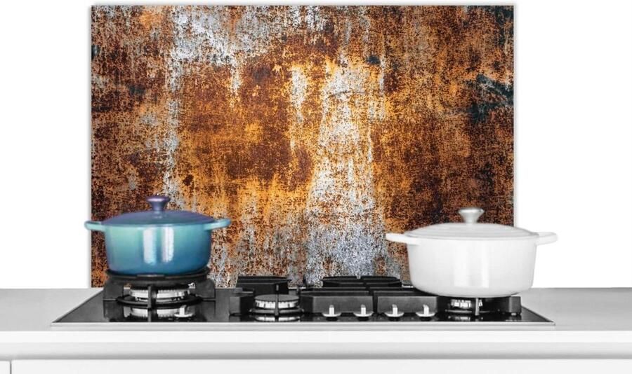Spatbescherming Keuken Achterwand Keuken Koken Zonder Vlekken Waterproof en Hittebestendig 80x55 cm Multicolor