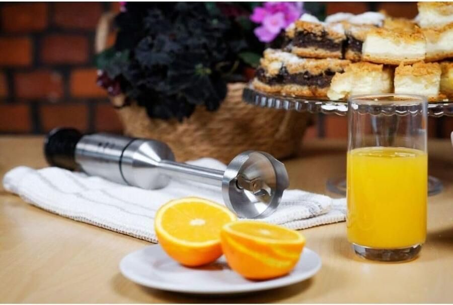 Keukenstaafmixer Staafmixer Set Smoothies Maken 12 Snelheden 1000 Watt Zwart