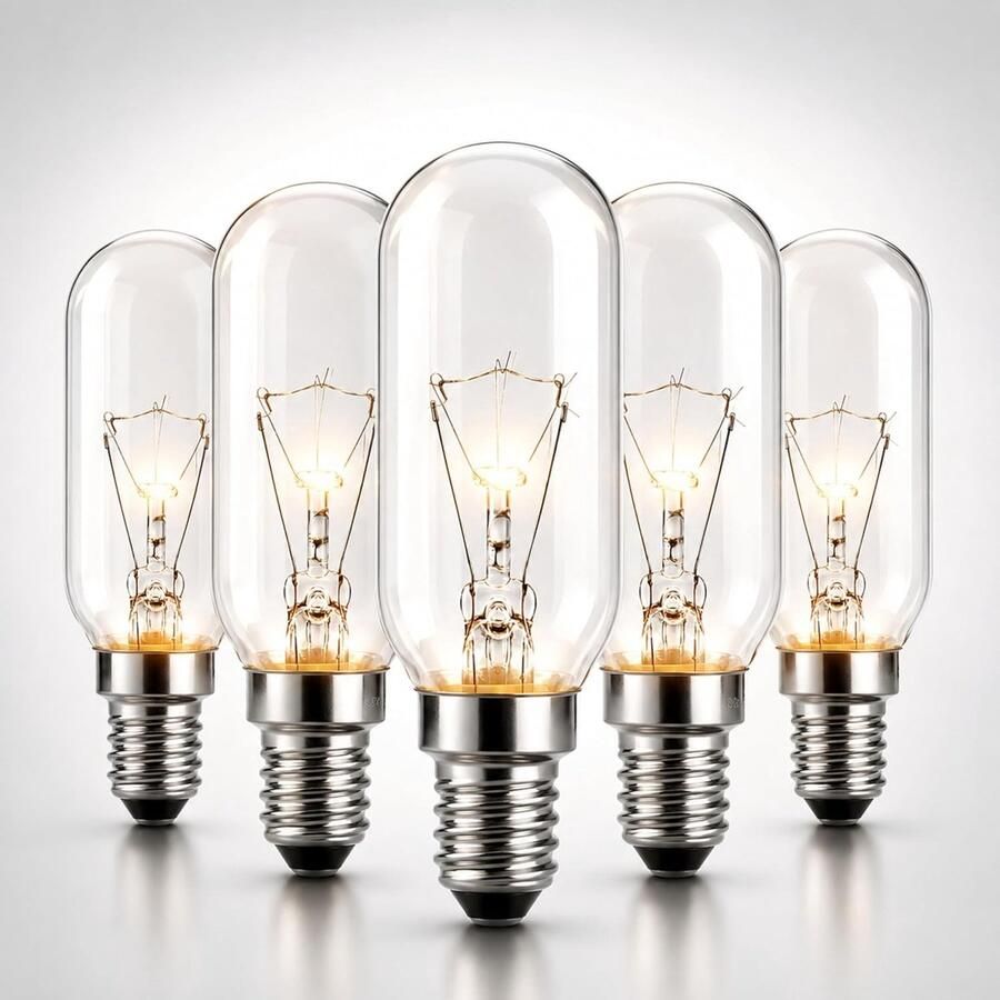 Keukenverlichting Lamp Afzuigkap Lamp Koken Verlichten Hittebestendig 300° E14 19x75mm Warm Wit