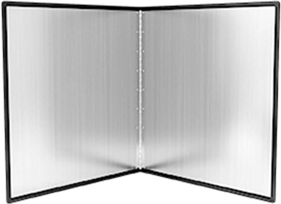 Keukenvetschild RVS Spatscherm Opvouwbaar Koken Beschermen Hittebestendig Metaal 30x30x30cm Zilver
