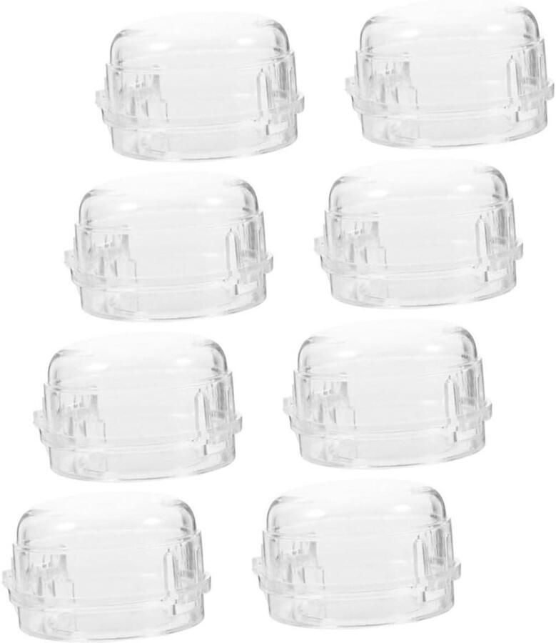 Kinderbeveiliging Knoppen Gasfornuis Slot Veiligheid Keuken Universele Pasvorm 6 x 6 x 4 cm Transparant