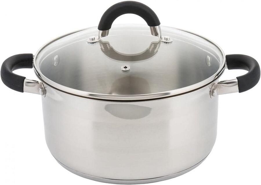 Kinghoff Premium Steel Pan 20 cm met Deksel 3 Liter Inhoud Geschikt voor Inductie