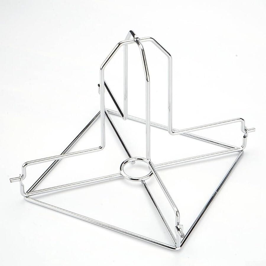 Kip Grill Rek BBQ Kiphouder Buiten Koken Roestvrij Staal 31 x 31 x 5 cm Zilver