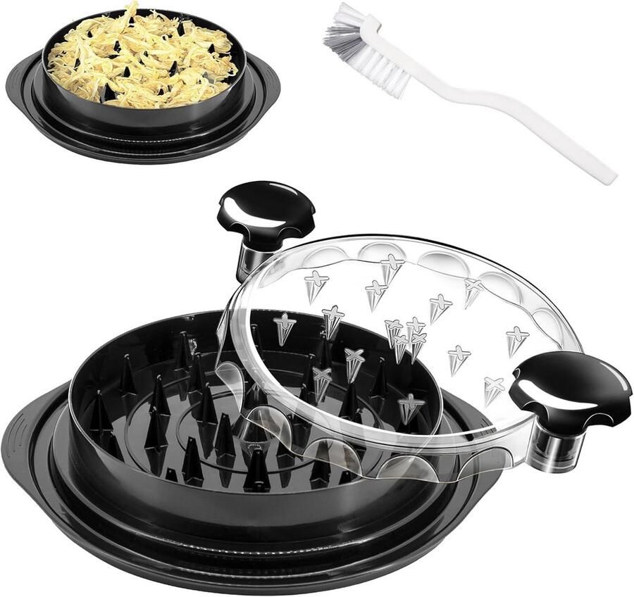 Kip Plukker Tool voor Vlees Versnipperen met Borstel